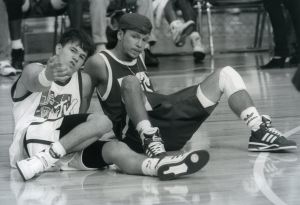 Mark Wahllberg and Donny Wahlberg 1991, LA.jpg